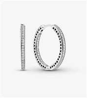 Orecchini Pandora Donna Pandora Signature in Argento 296319CZ - 296319CZ